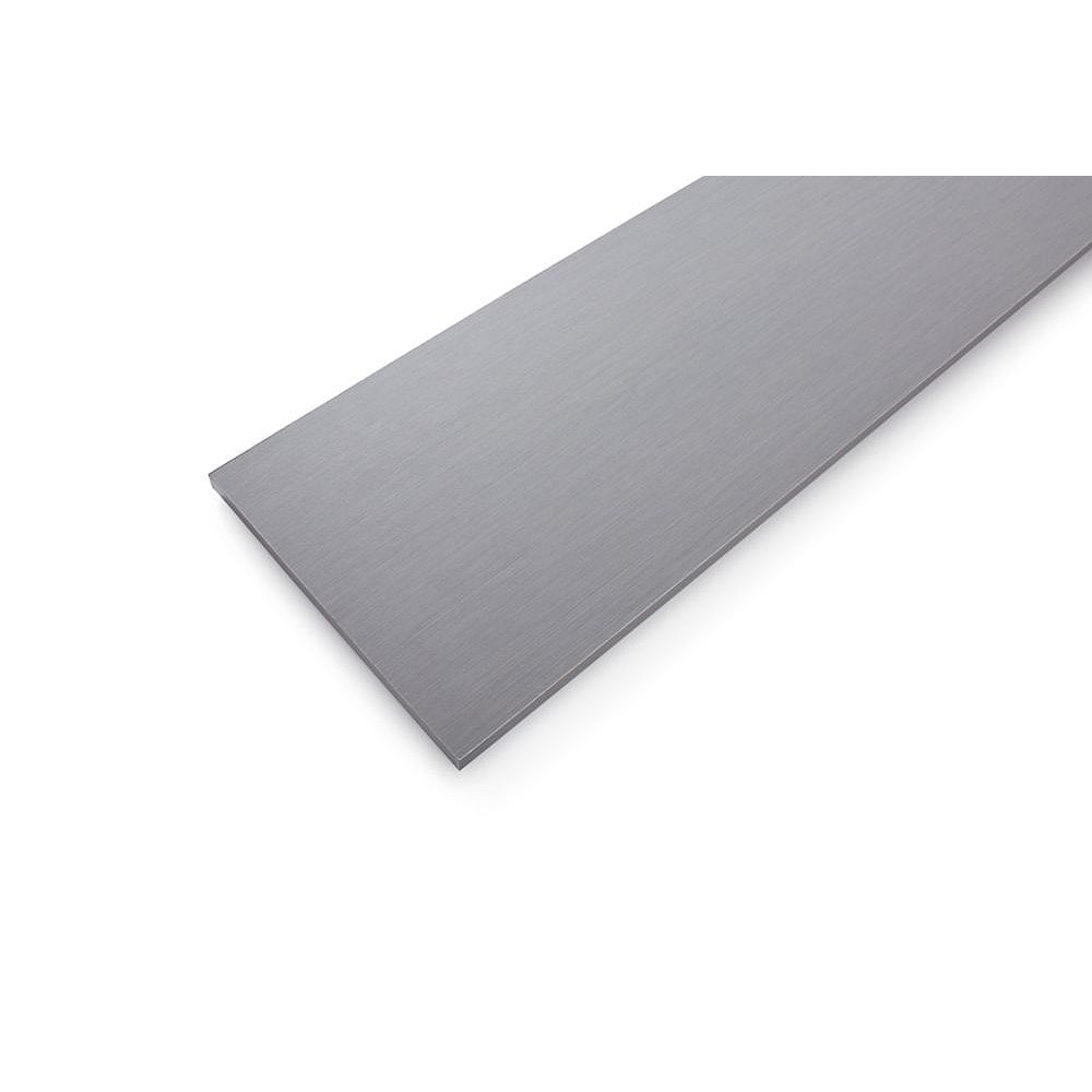 Rubbermaid 10inch D x 36inch L Gray Twill Laminated Wood Shelf The