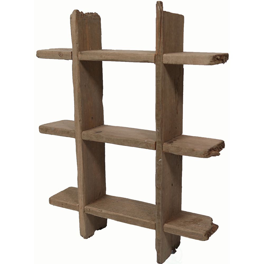 Vintiquewise Rustic Wooden Floating Shelf The Home Depot Canada