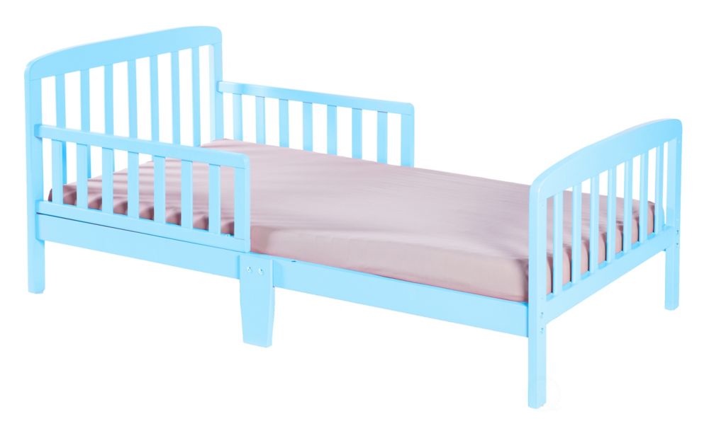 bed frame with rails