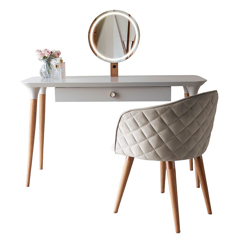 Homedock Vanity Dressing Table, Vanity Table With Mirror Canada