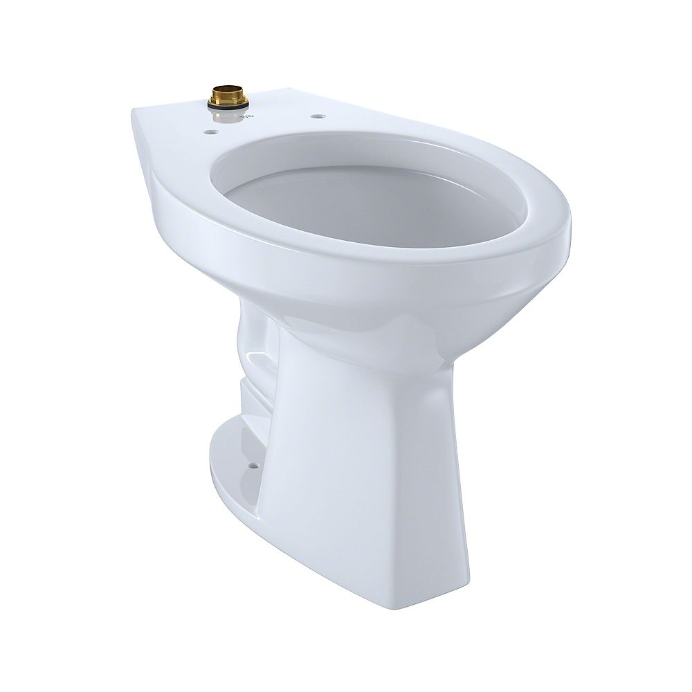 TOTO Elongated 1.0 GPF FloorMounted Flushometer ADA Compliant Toilet
