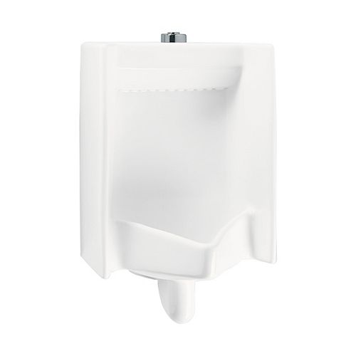 Commercial Wall-hung Rectangular Washout Urinal with Top Spud in Cotton White