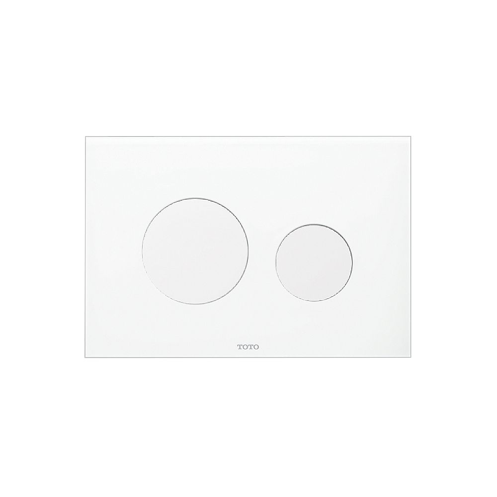 TOTO Round Dual Button Push Plate For In-Wall Tank System | The Home ...