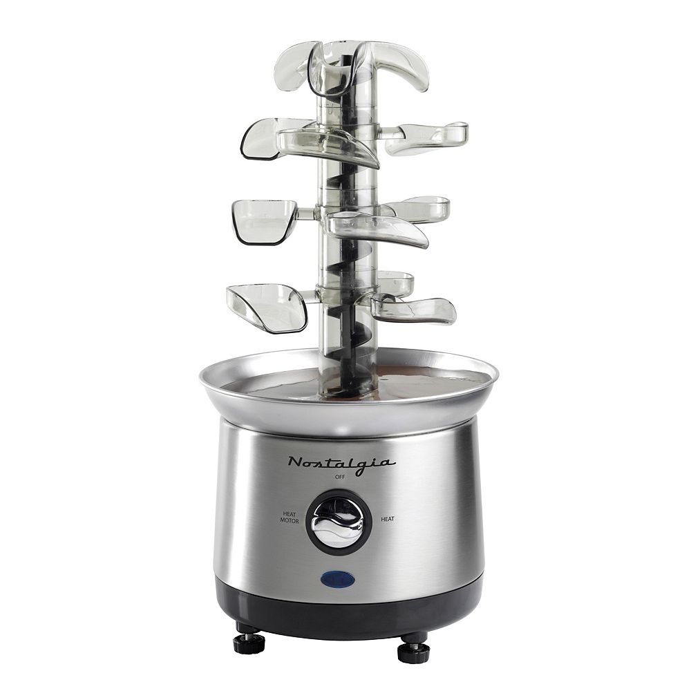 Nostalgia Nostalgia CFF1000 2Lb. Stainless Steel Cascading Fondue