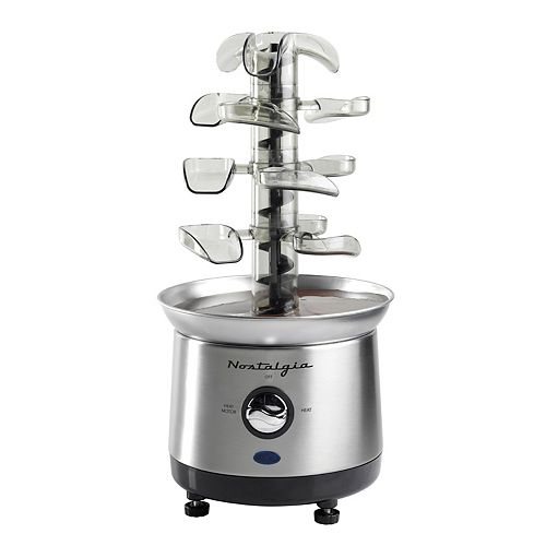 Nostalgia CFF1000 2-Lb. Stainless Steel Cascading Fondue Fountain