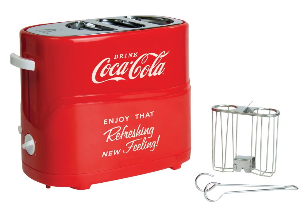 Nostalgia Nostalgia HDT600COKE CocaCola PopUp Hot Dog Toaster The