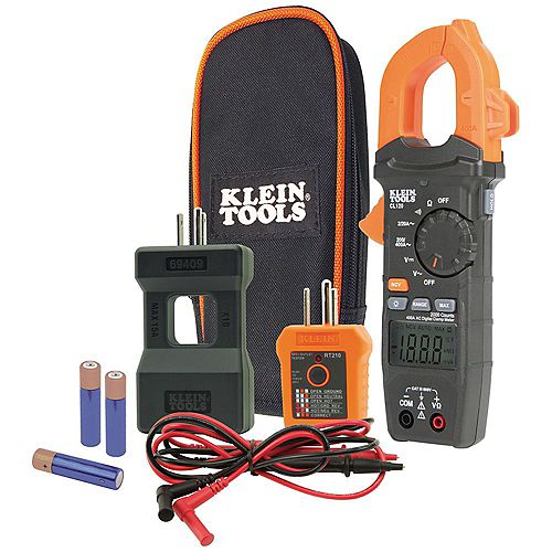 Clamp Meter and Electrical Test Kit