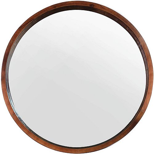 Art Maison Canada Bathroom Mirrors The Home Depot Art Maison Canada Bathroom Mirrors, Round Wood Frame Mirror Canada