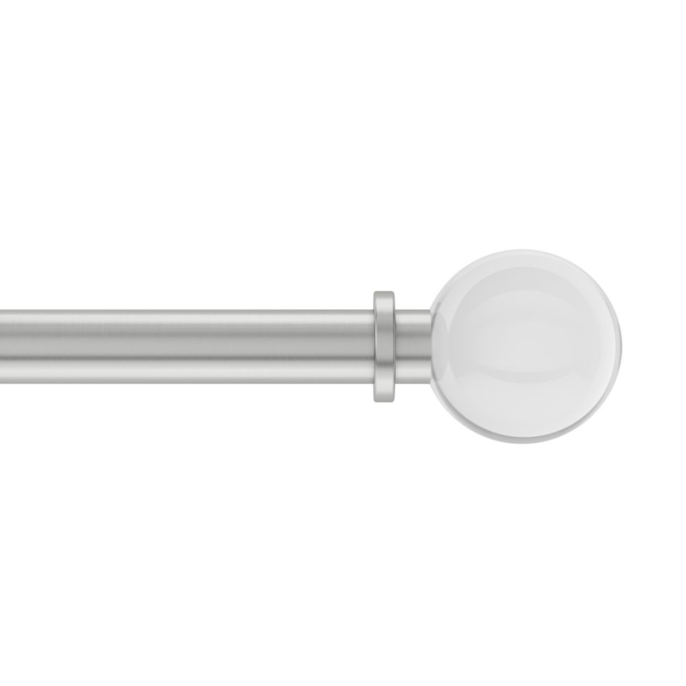 Umbra Umbra Leona 1 Rod 3672 Nickel/Steel The Home Depot Canada