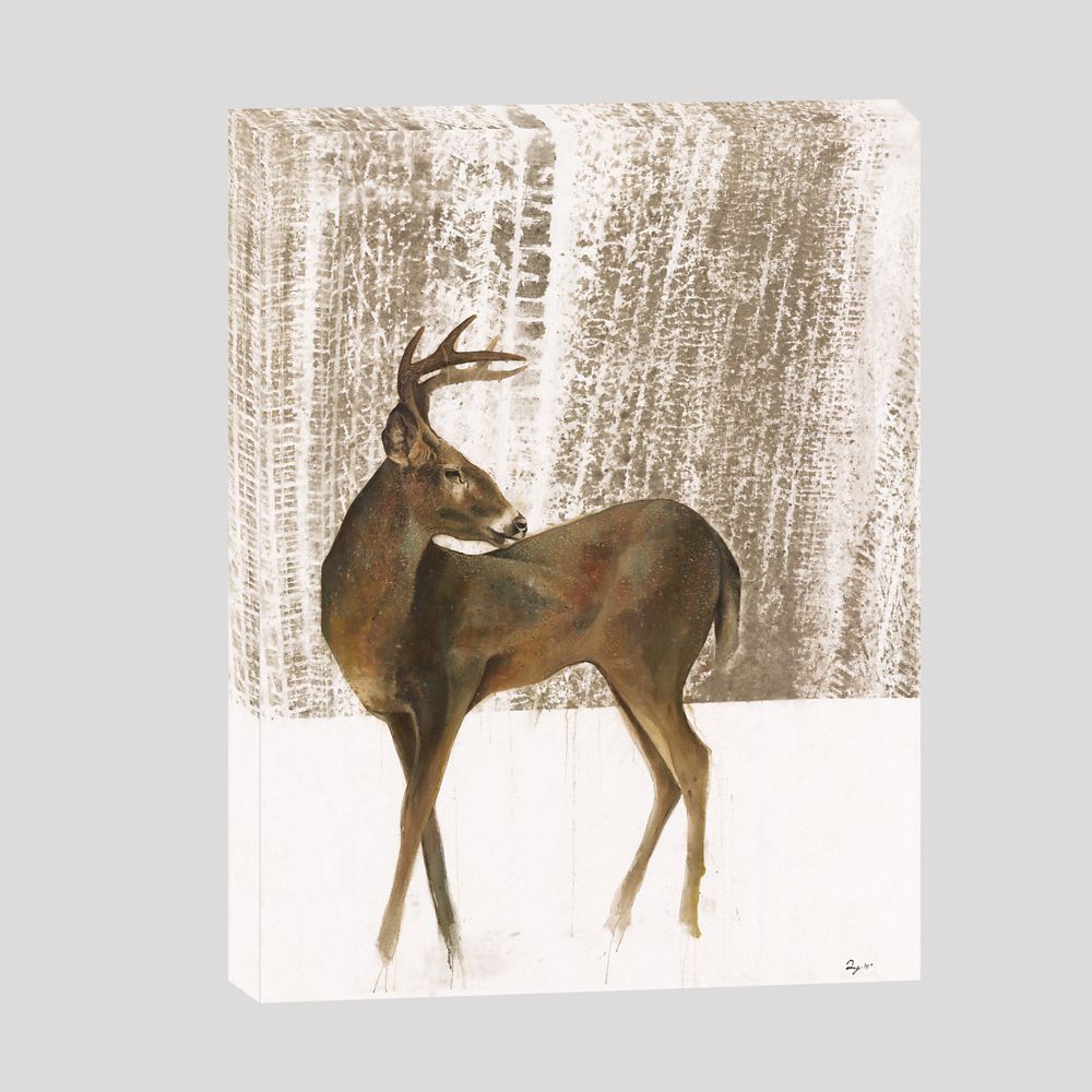 Art Maison Canada 15x20 Canvas Wall Art, Deer The Home Depot Canada