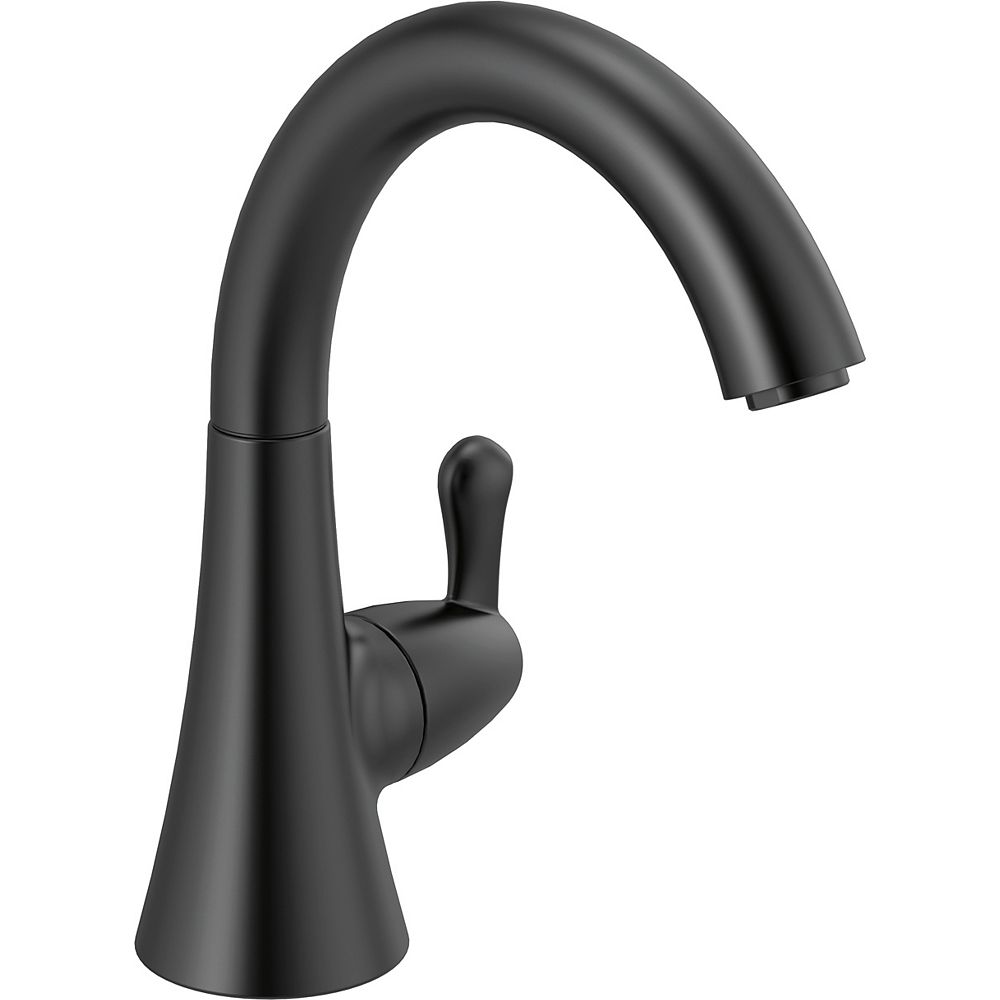 Delta Transitional Beverage Faucet in Matte Black The Home Depot Canada