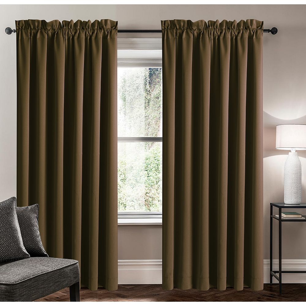 CHC Room Darkening Rod Pocket Window Panel CHOCOLATE 54X84 The Home