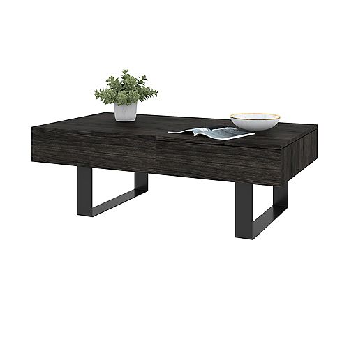 Lyra Lift-Top Coffee Table - Black Oak