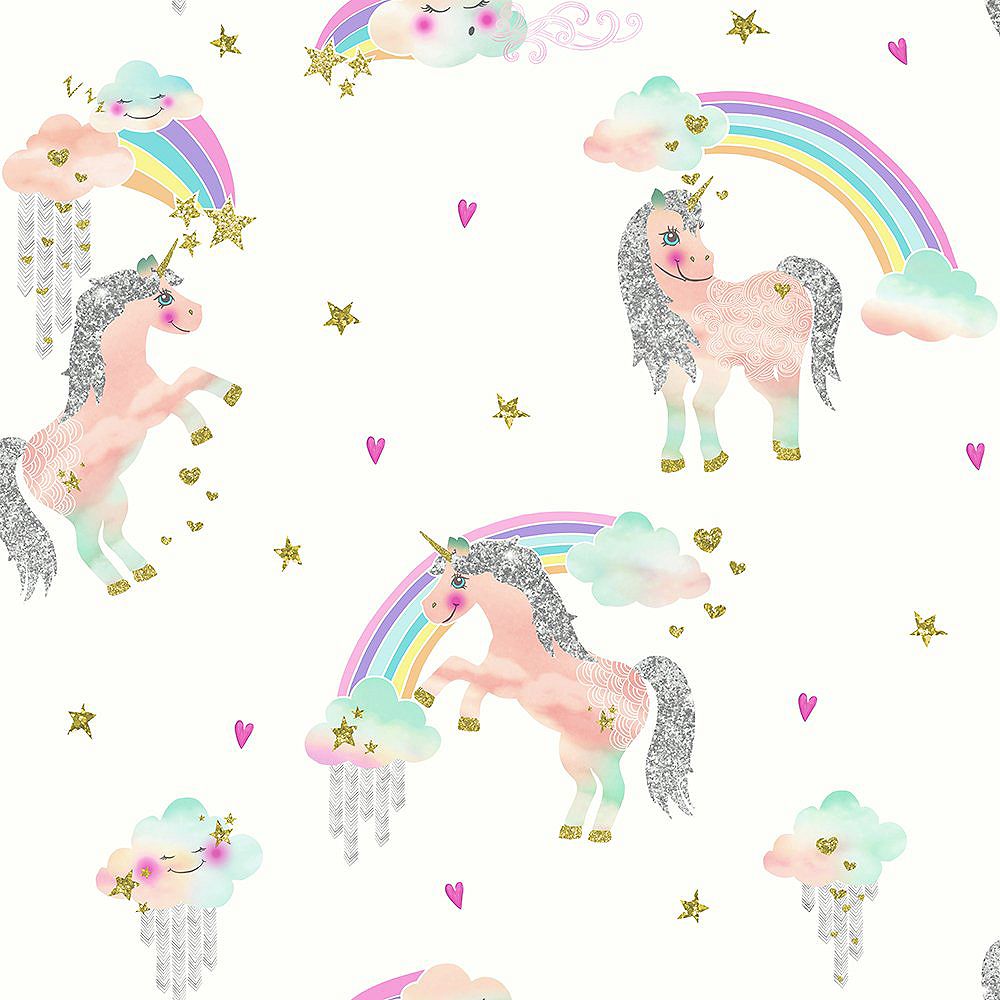 Arthouse Pirouette Pink Wallpaper The Home Depot Canada