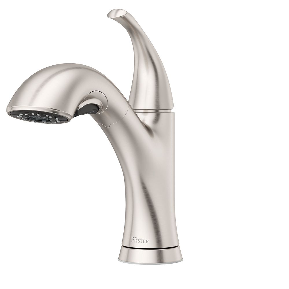 Pfister Wray Kitchen Pull Out Faucet In Spot Defense Stainless Steel The Home Depot Canada