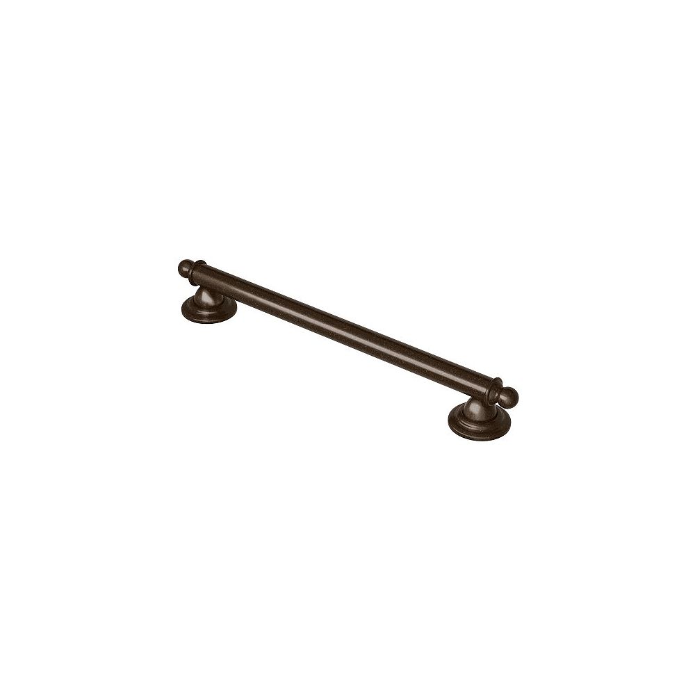 MOEN Brantford 12inch x 1.25inch oil rubbed bronze grab bar (ADA