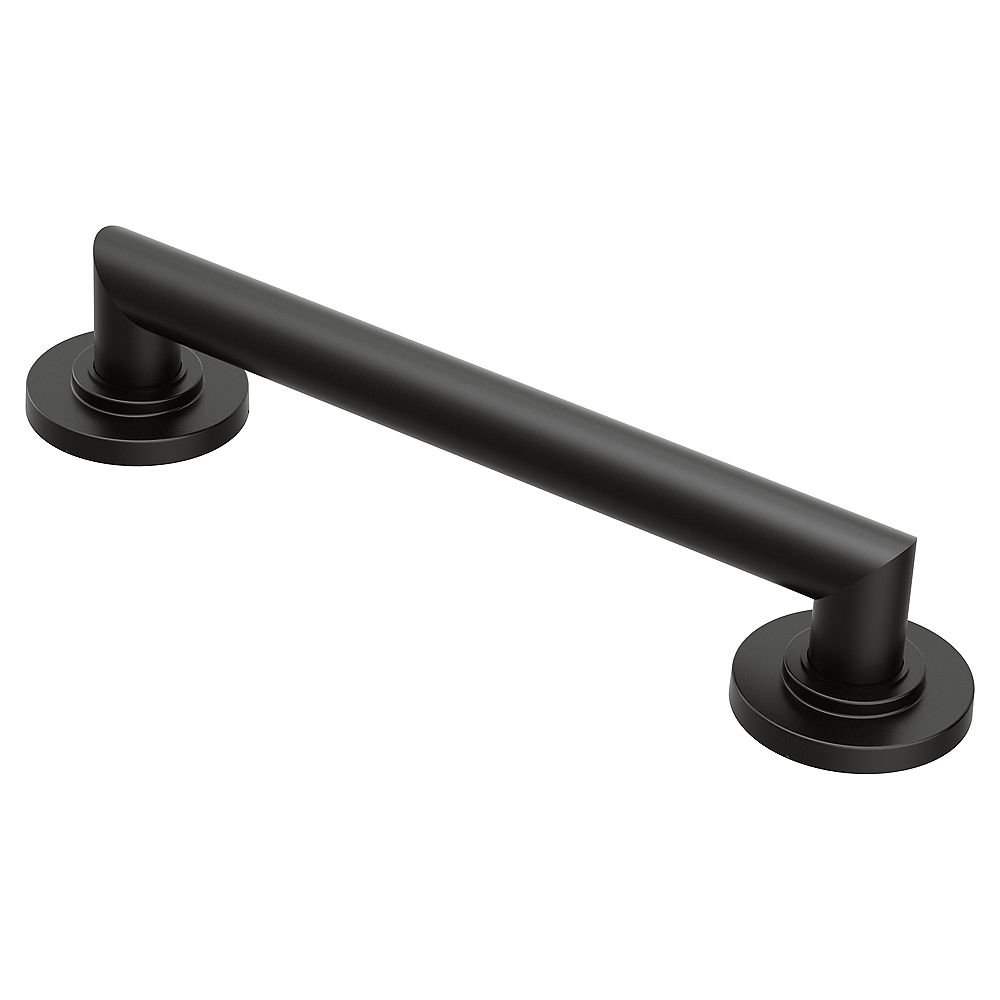 MOEN Arris 12inch x 1.25inch Grab Bar in Matte Black (ADA Compliant