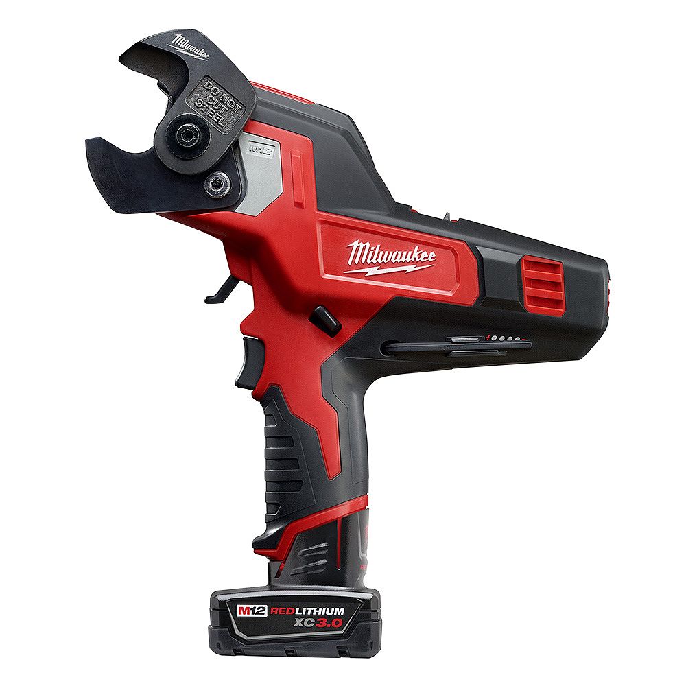 Milwaukee Tool M12 12V LithiumIon sans fil 600 MCM Kit coupecâble