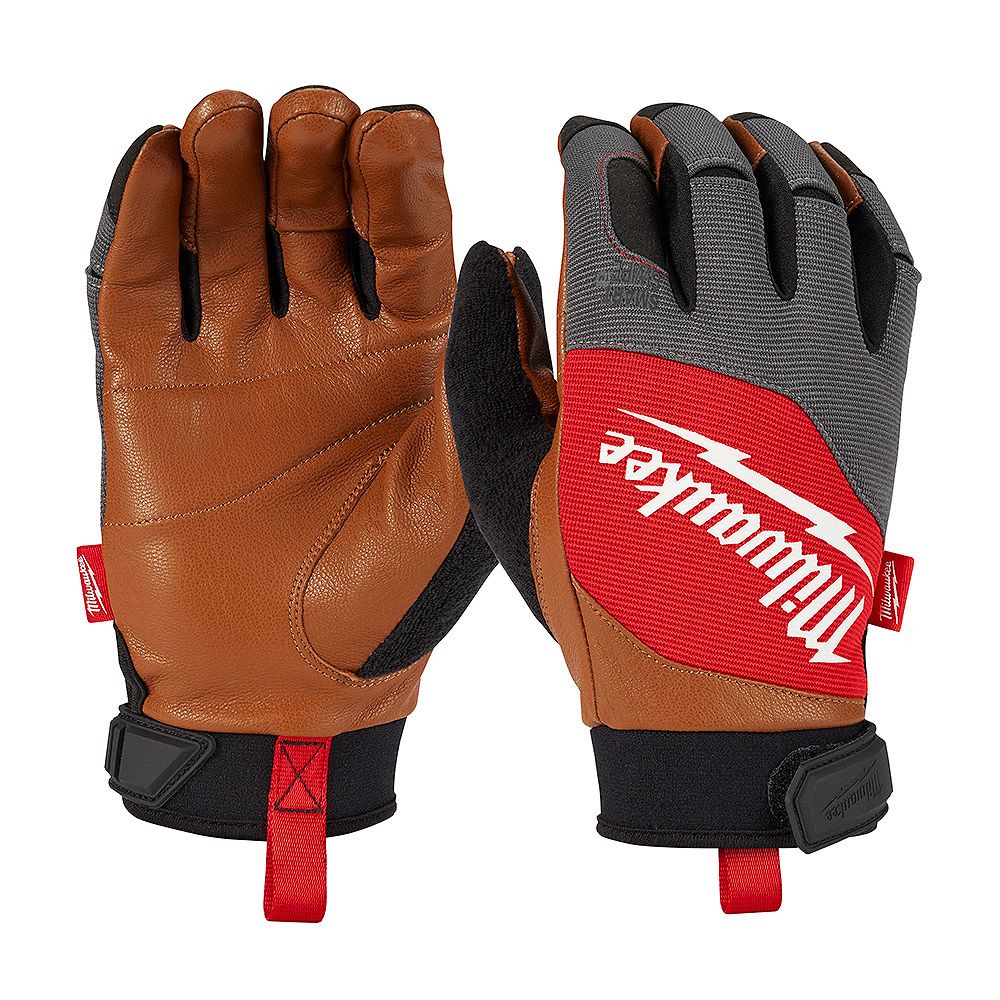 Milwaukee Tool X-Large Goatskin Leather Performance Work Gloves | The ...