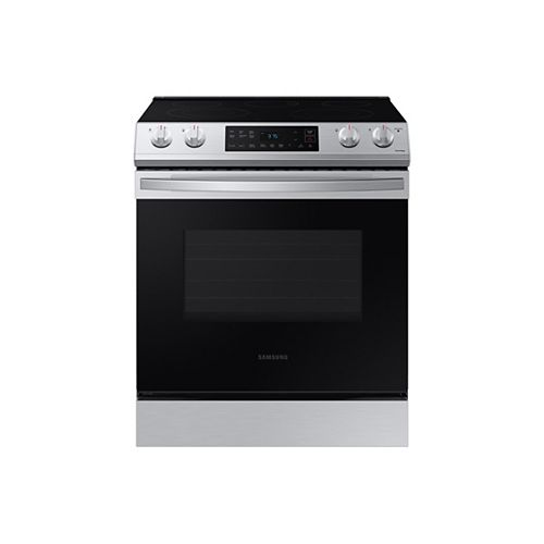 6.3 cu.ft. Single Oven Slide-In Electric Range with Self-Cleaning Oven in Fingerprint Resistant Stainless Steel