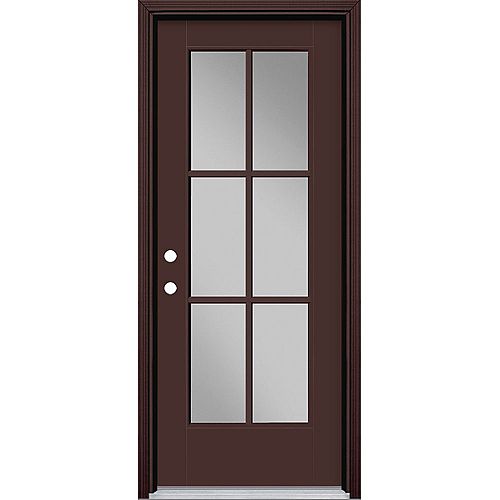 Masonite 32inch x 80inch x 49/16 Craftsman 6 Lite LH