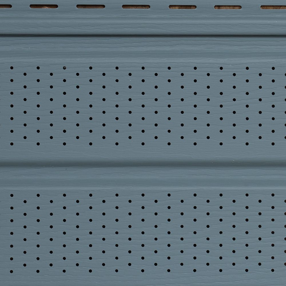 Abtco 10" Vertical D5 Solid Soffit Slate Blue /Piece The Home Depot