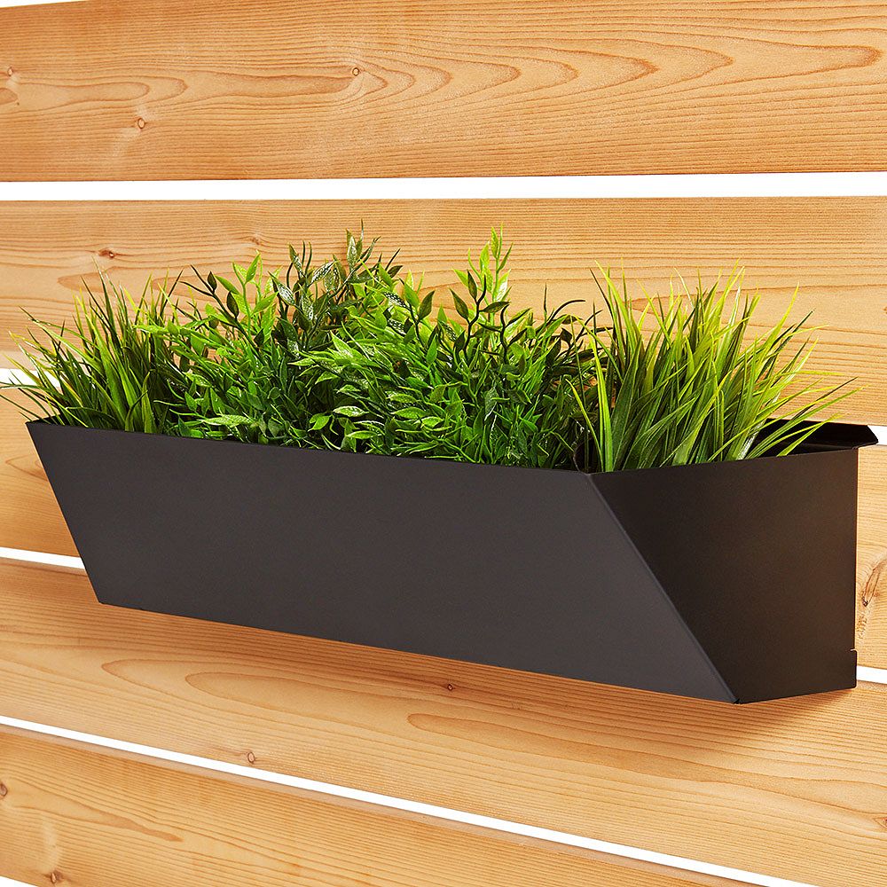 HOFT Large Planter (black) The Home Depot Canada