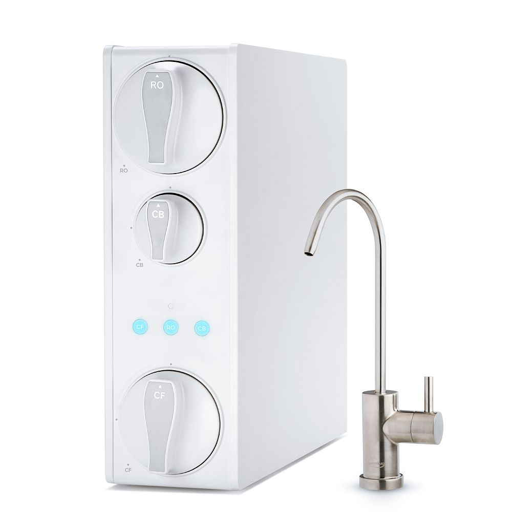 iSpring Tankless Reverse Osmosis Water Filtration System, Smart Faucet