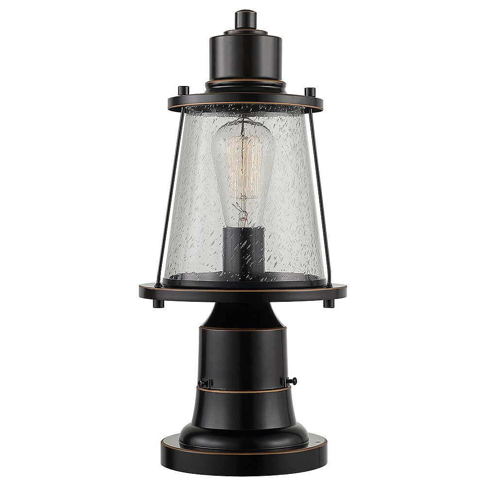 Globe Electric Charlie 1Light Oil Rubbed Bronze Outdoor Lamp Post
