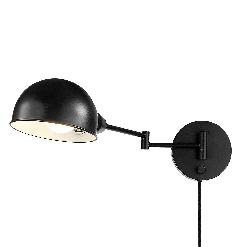 Globe Electric Warner 1 Light Dark Bronze Plug In Or Hardwire Swing Arm Wall Sconce The Home Depot Canada Hardwire Swing Arm Wall Sconce, Swing Arm Wall Lamp Canada