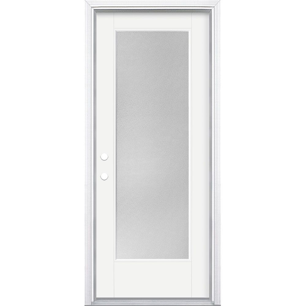 Masonite 32inch x 80inch Vista Grande Pear Full Lite Masonite 32inch x 80inch Vista Grande Pear Full Lite