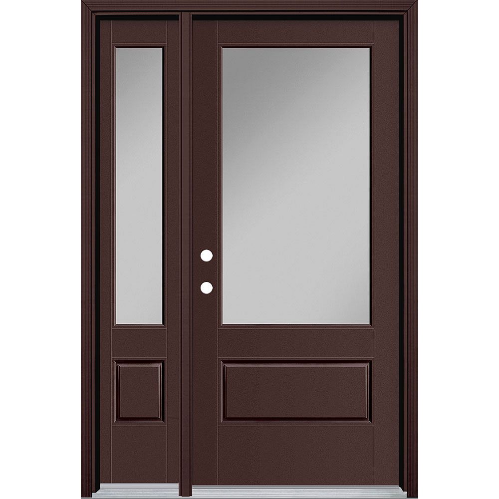 Masonite 36in x 80in Vista Grande 3/4 Lite Exterior Door w