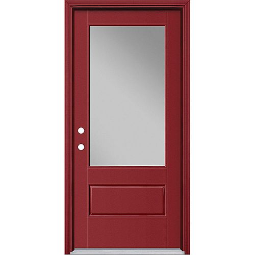 Masonite 34in x 80in Vista Grande Pear 3 Lite Wide Masonite 34in x 80in Vista Grande Pear 3 Lite Wide