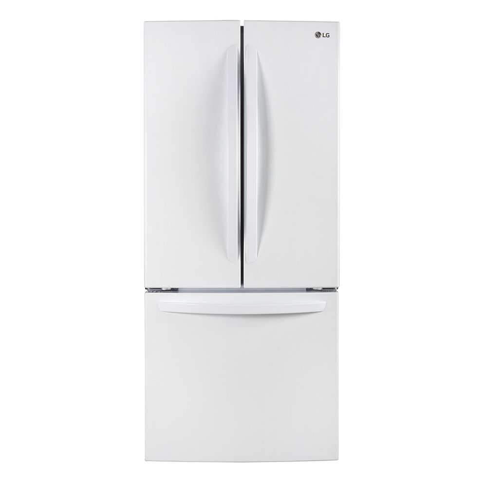 LG Electronics 30-inch W 22 cu. Ft. French Door Refrigerator in White - ENERGY STARÂ® | The Home 