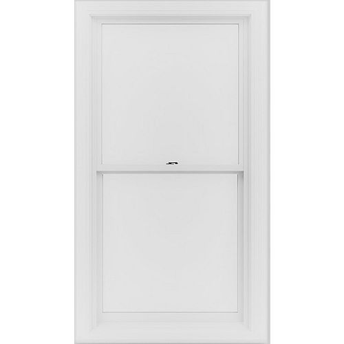 18""x30"" RSO Builders Choice Single Hung with Open J Brickmould, White vinyl, low-e, argon, screen  - ENERGY STAR®