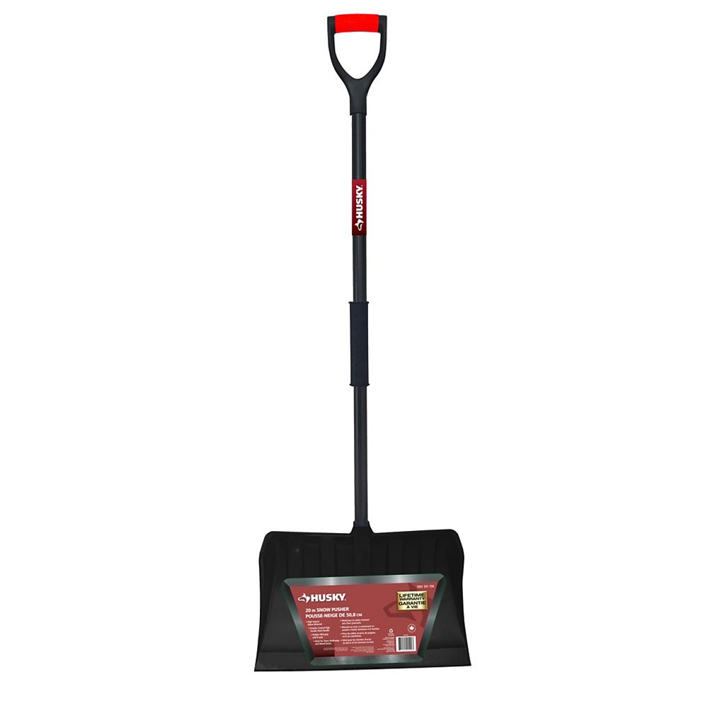 Husky 20inch Snow Shovel Vylon Flex with Wide D Grip Handle The Home