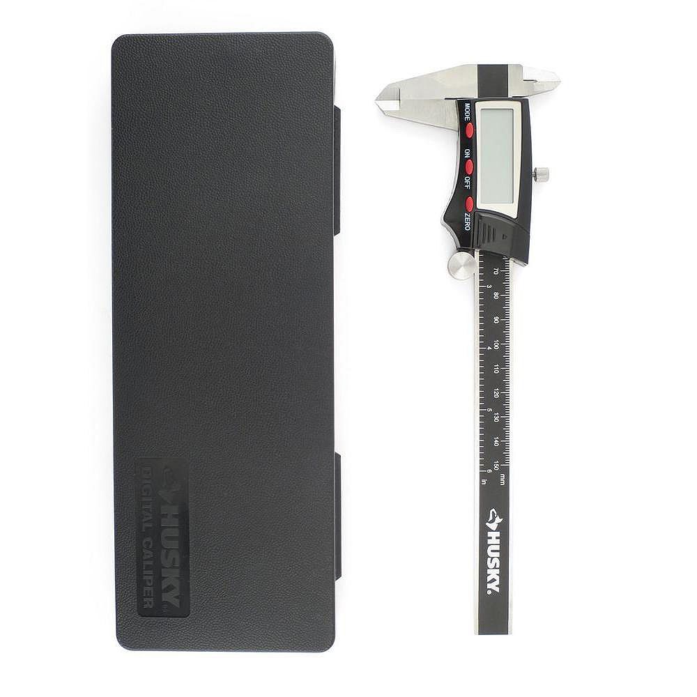 Husky 6 in. 3Mode Digital Fractional Caliper The Home Depot Canada