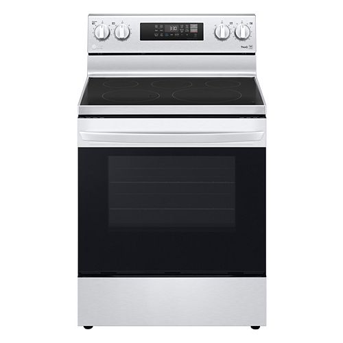 6.3 cu. ft. Smart Electric Range with Air Fry and Wi-Fi in Stainless Steel