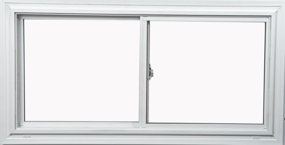 Farley Windows 48inch x 30inch Double Sliding White Window with