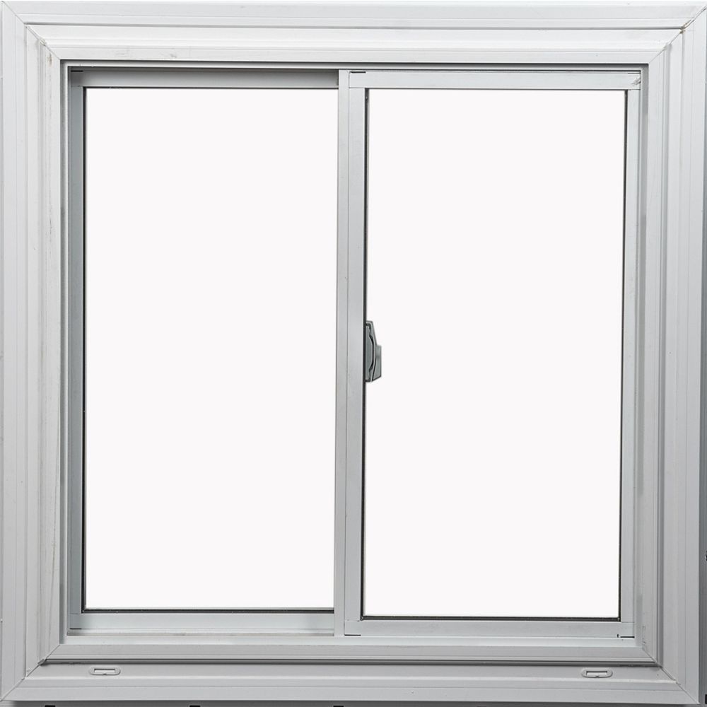Farley Windows 48 inch X 48 inch Double Sliding White Window With farley-windows-48-inch-x-48-inch-double-sliding-white-window-with