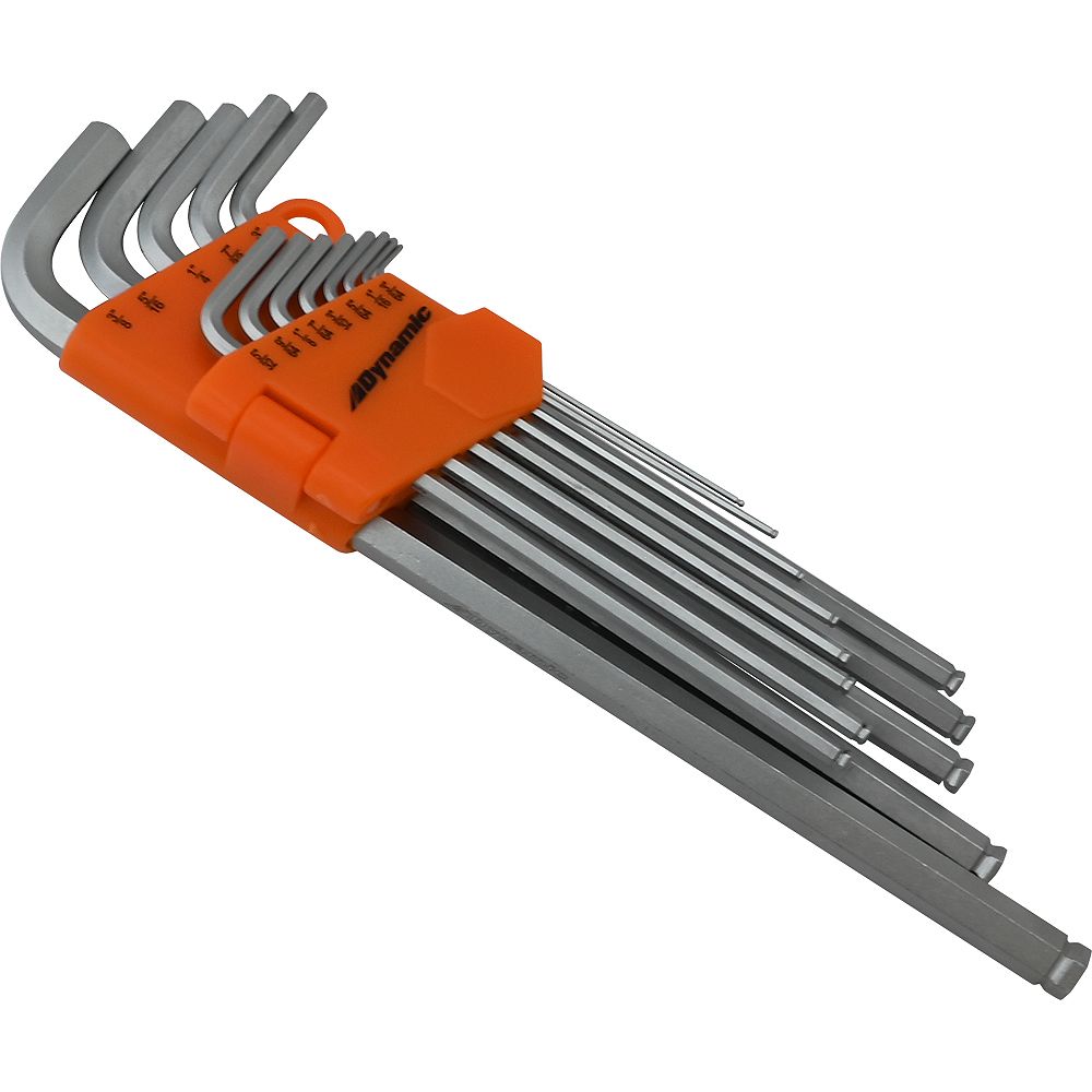 DYNAMIC TOOLS 13 Piece SAE Extra Long Hex Key Set, .05 inch - 3/8 inch ...