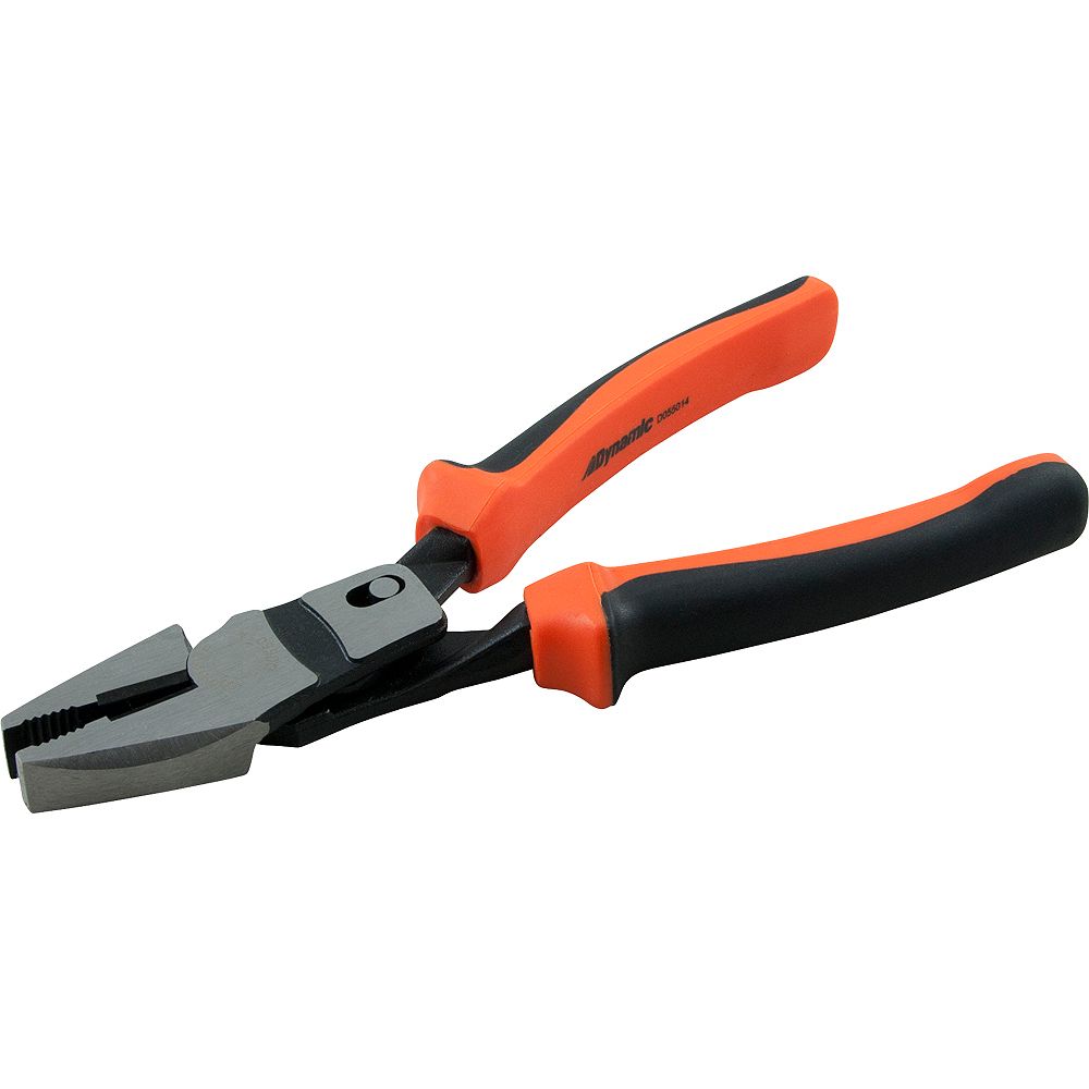 DYNAMIC TOOLS 8 inch High Leverage Linesman Pliers, Comfort Grip Handle The Home Depot Canada