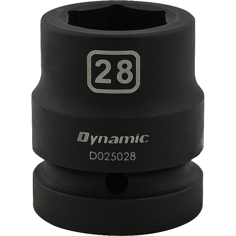 DYNAMIC TOOLS 28MM X 1 inch Drive, 6 Point Standard Length, Impact Socket The Home Depot Canada