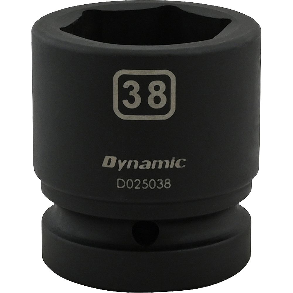 DYNAMIC TOOLS 38MM X 1 inch Drive, 6 Point Standard Length, Impact