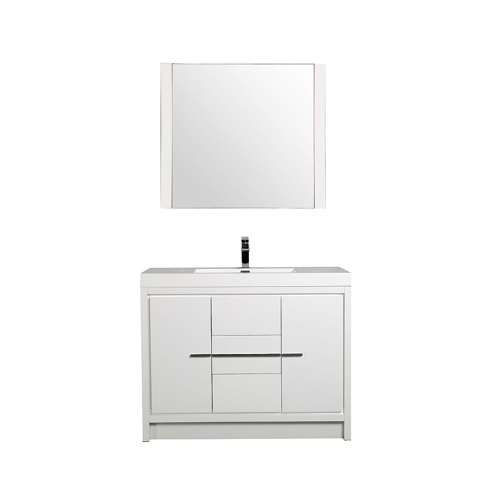 Nordic Canada Gia Vanity Combo White With Mirror