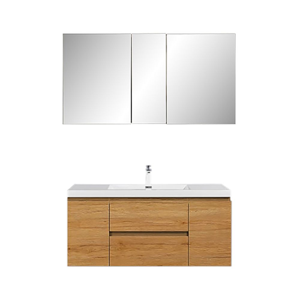 Nordic Canada Madison Vanity Combo Natural Oak with Medicine