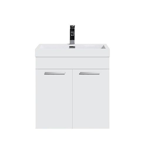 Portofino Vanity White with Acrylic Top, 20 inch