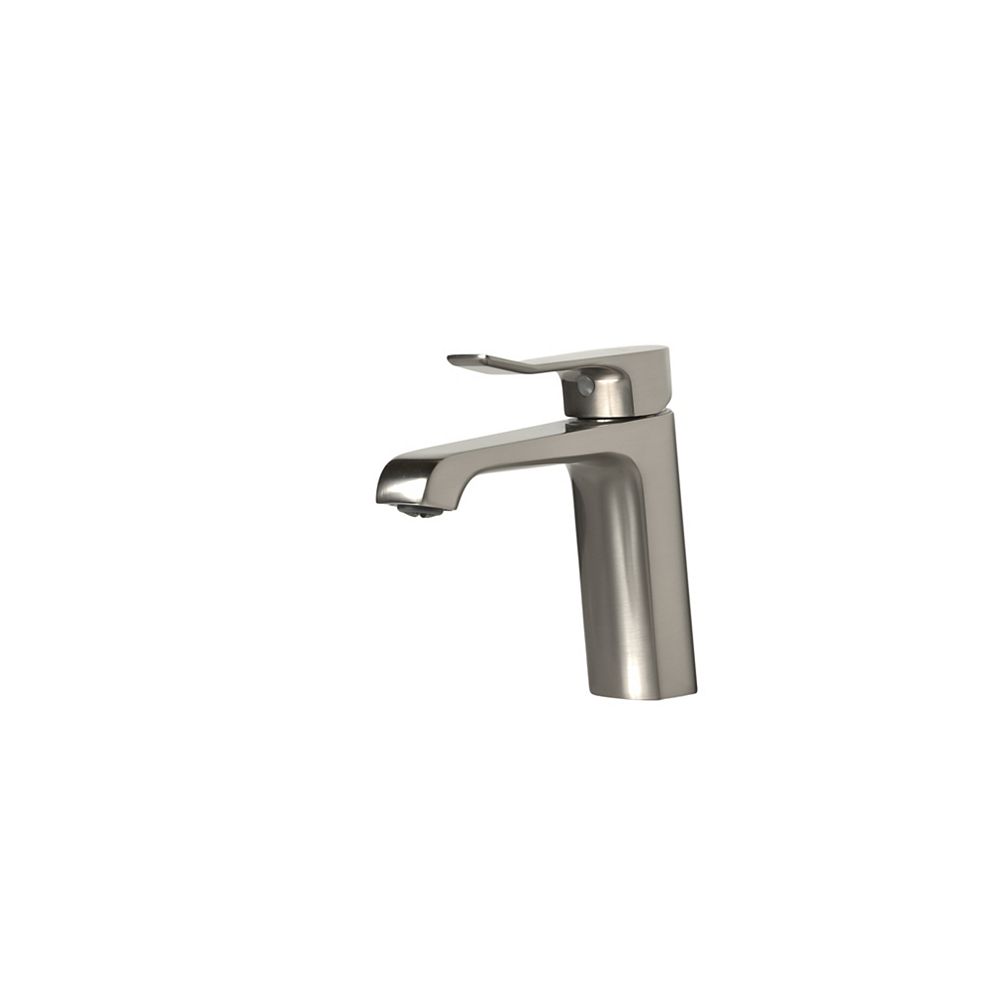 Nordic Canada Pescara Brushed Nickel Bathroom Faucet The Home Depot