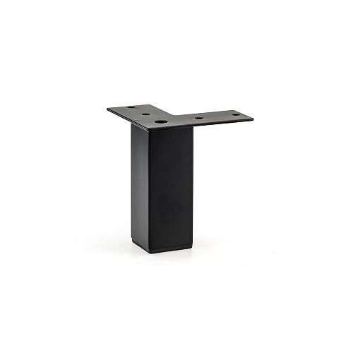 Contemporary Furniture Leg, 3 15/16 in (100 mm), Black