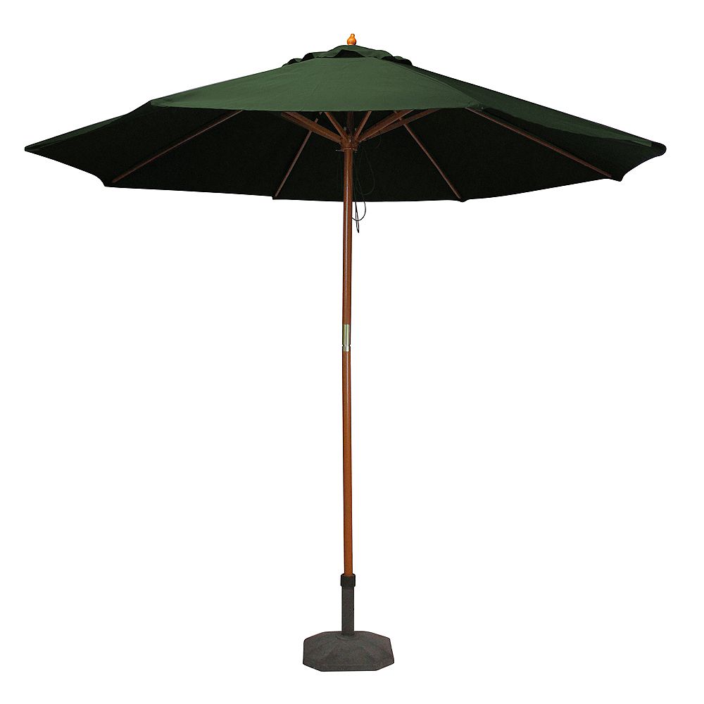 Northlight 9ft Outdoor Patio Market Umbrella with Wood ... on {keyword}